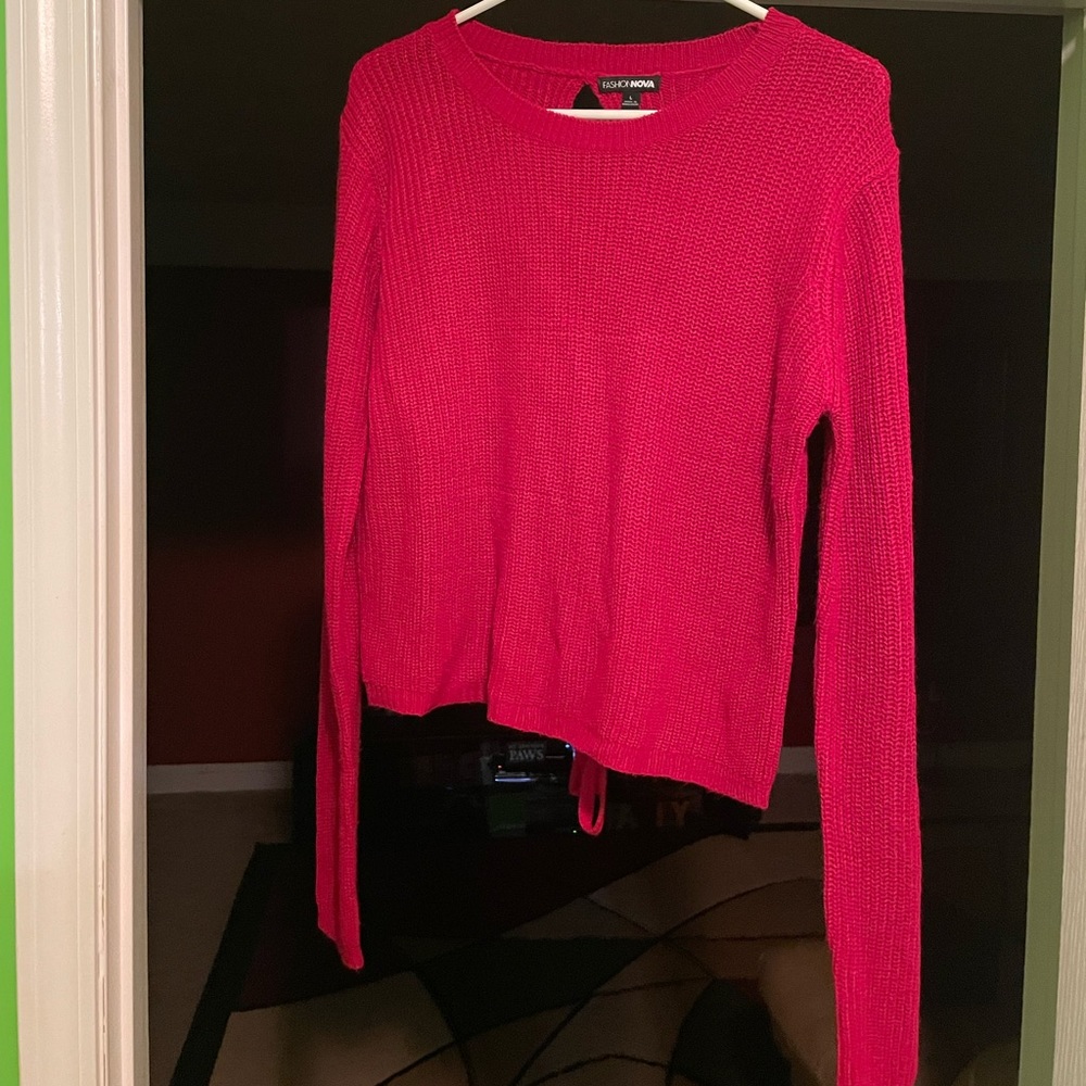 Red sweater